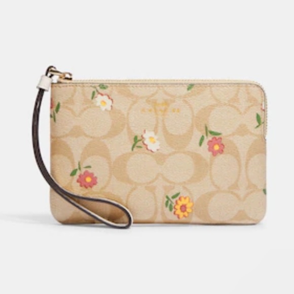 Coach Handbags - NWT Coach Floral Print Wristlet